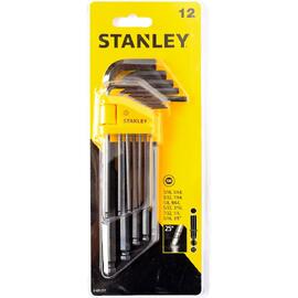 Набор шестигранных торцевых ключей STANLEY 12шт 0-69-257 — Фото 1